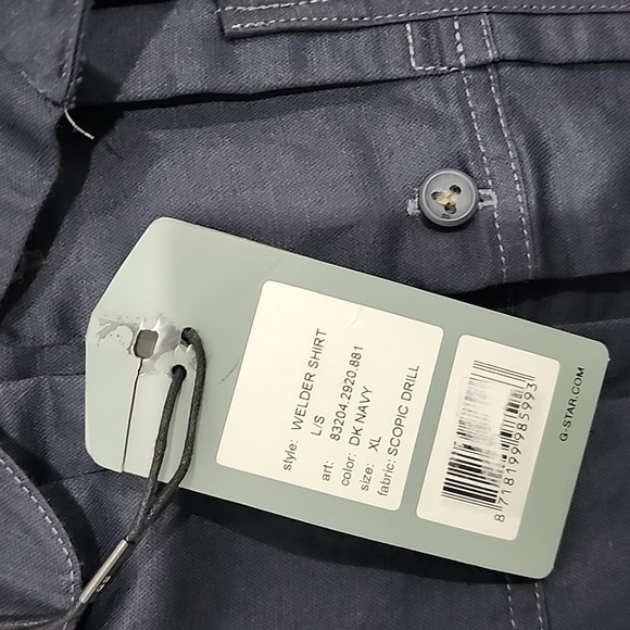 G-Star Welder Long Sleeve Button Down Shirt - Picture 11 of 16